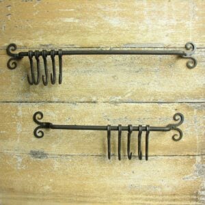 hand forged pan rack