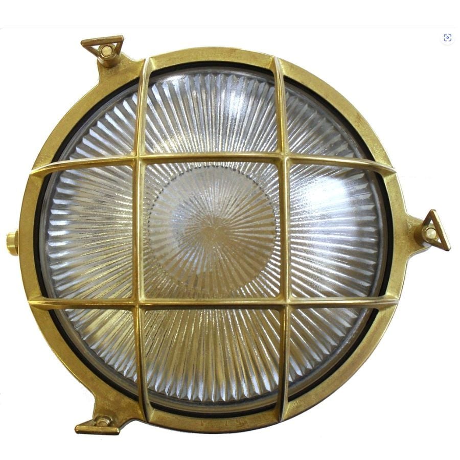 Large Brass Porthole Bulkhead
