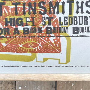 The Postmen Letterpress Poster - Jonny Hannah - Image 3