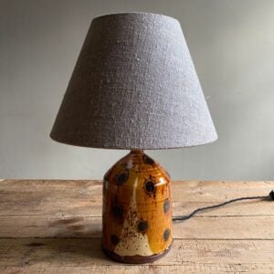 Russell Kingston Slipware Lamp RKL13 Ochre - Image 1
