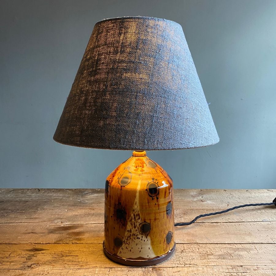 Russell Kingston Slipware Lamp RKL13 Ochre