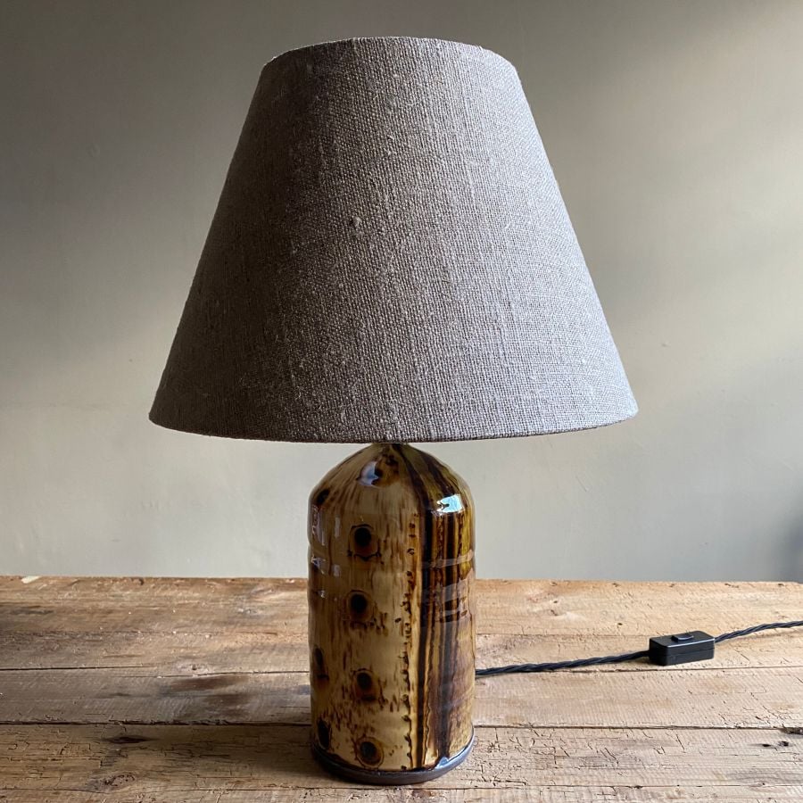 Russell Kingston Slipware Lamp RKL6 Green