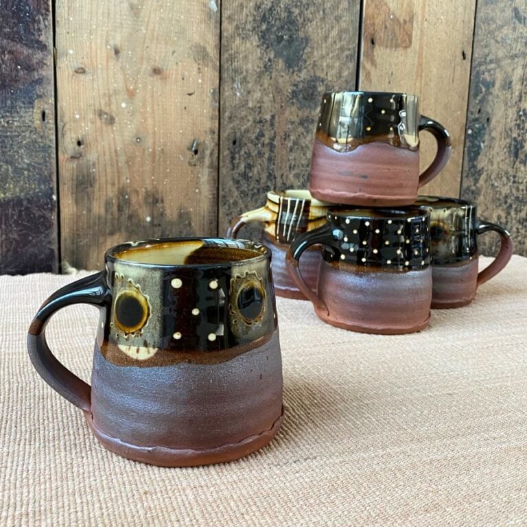 Russell Kingston Large Mug - Black RMTB