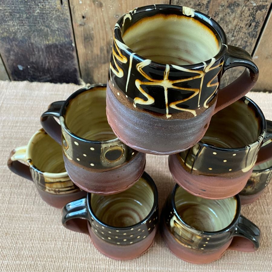 Russell Kingston Large Mug - Black RMTB