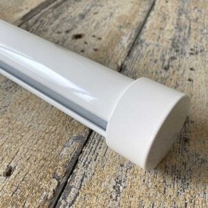 Straight Round Metal Curtain Track - White - Image 3