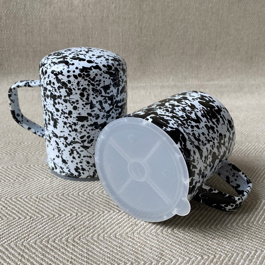 Enamelware Salt and Pepper Shaker Set