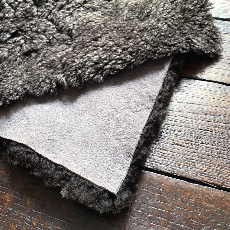 Unpadded Sheepskin Seat Covering - Cappuccino