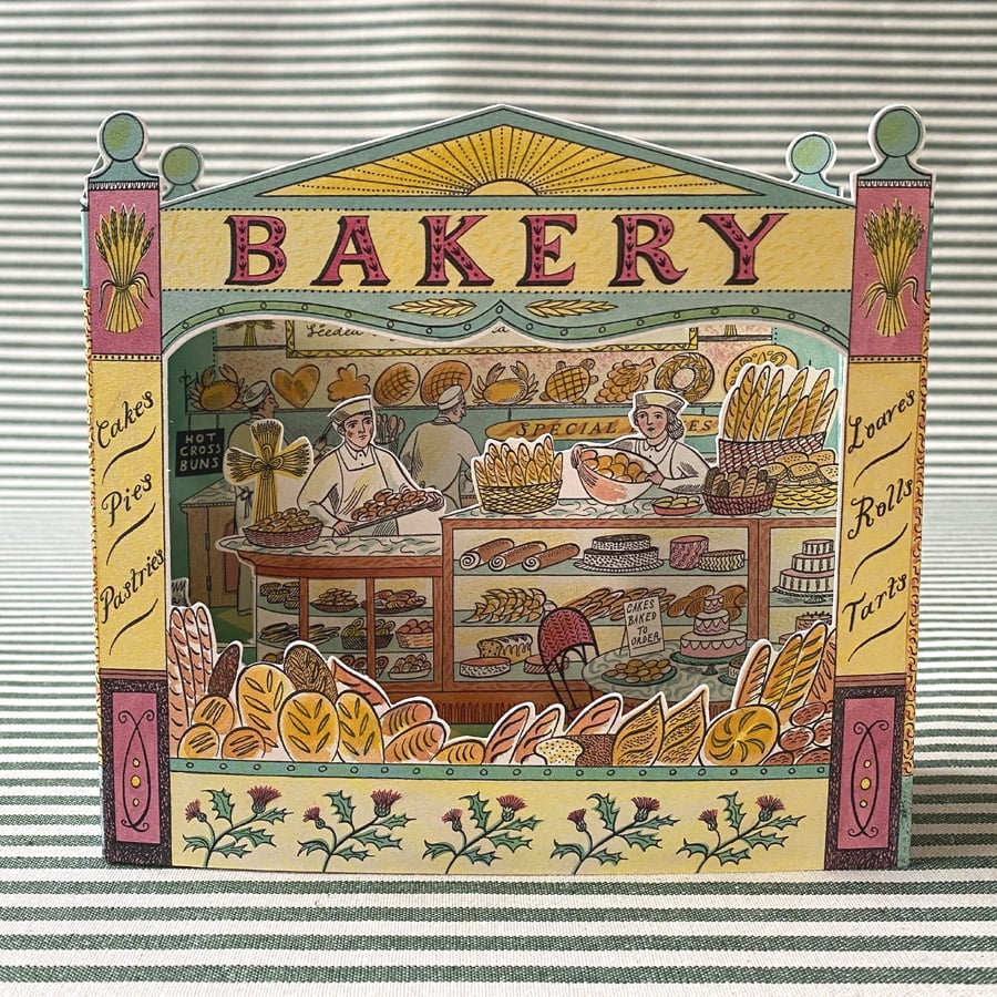 Emily Sutton 3D Card - Bakery