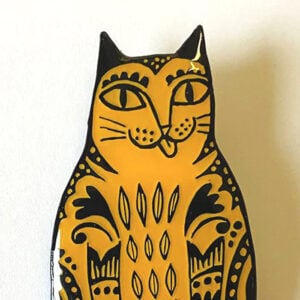 Enamel Badge - Sitting Kitty - Image 2