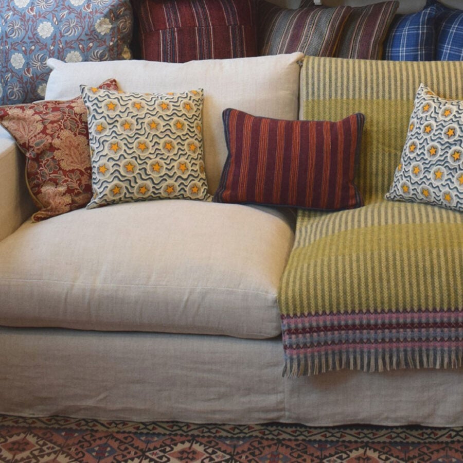 Linen Lavenham - Mustard