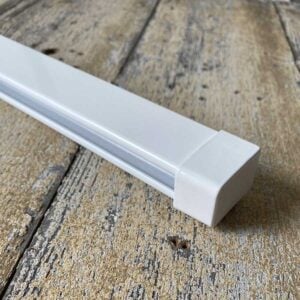Bendable Square Metal Bay Window Curtain Track - White - Image 2