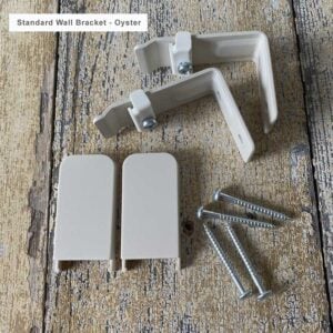 Straight Square Metal Curtain Track - Oyster - Image 4