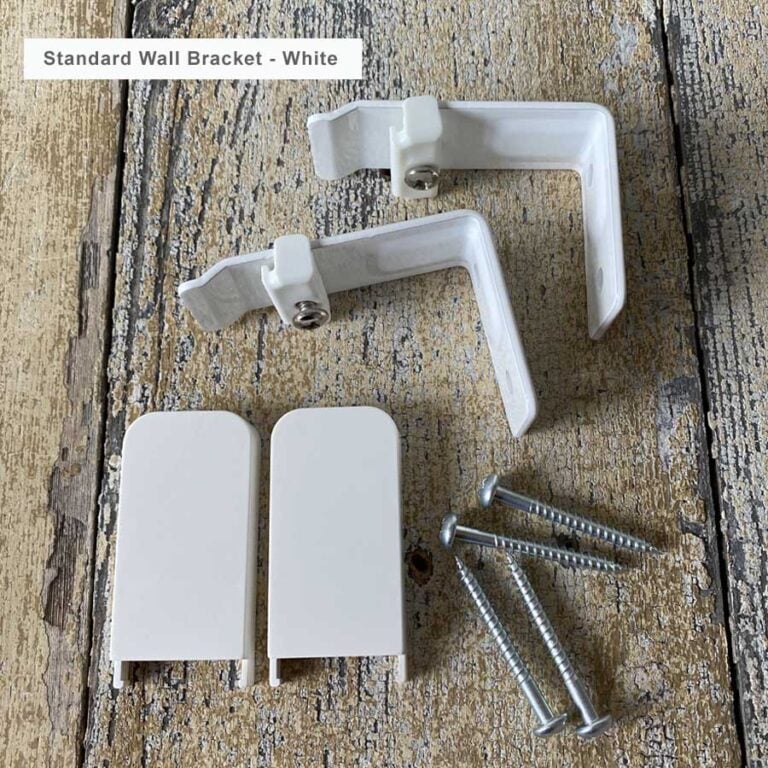Bendable Square Metal Bay Window Curtain Track - White - Image 5