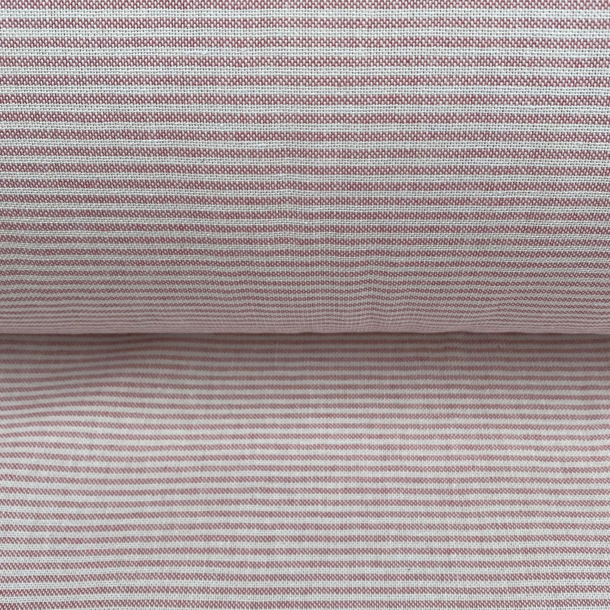 Extra Wide Strand Narrow Stripe - Rose - Image 3