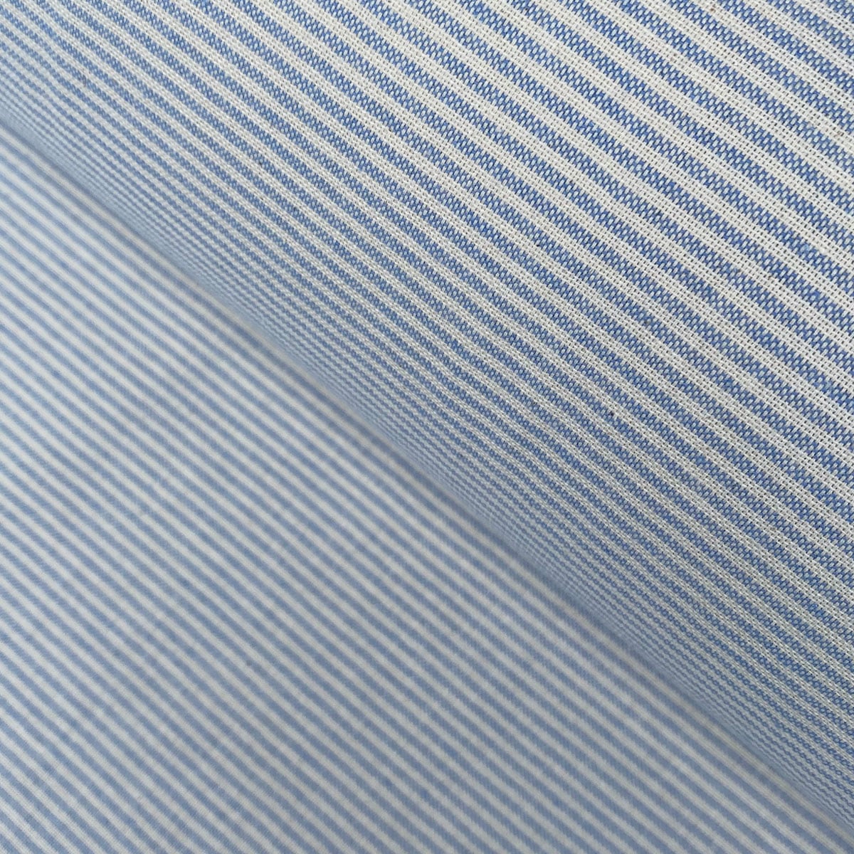 Extra Wide Strand Narrow Stripe - Sky Blue - Image 1