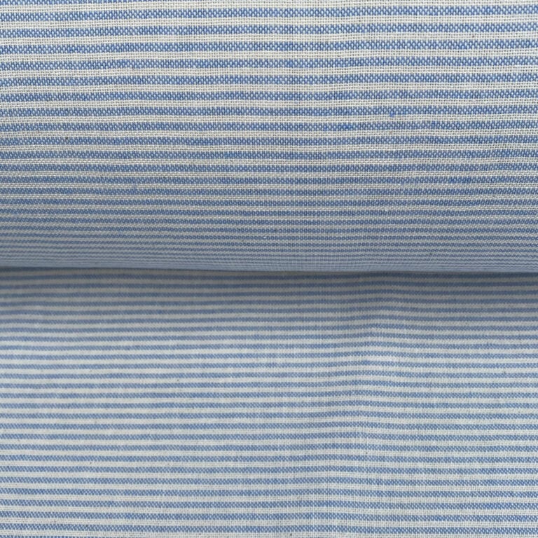 Extra Wide Strand Narrow Stripe - Sky Blue - Image 3