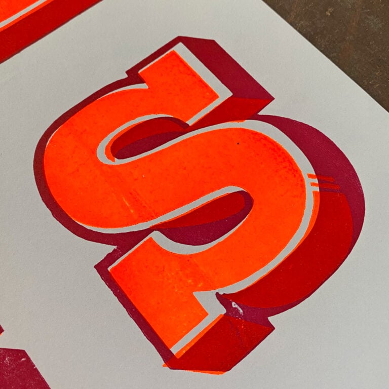 Telepathy, Letterpress Poster - Image 3