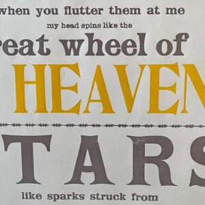 Venus, Letterpress Poster - Image 2