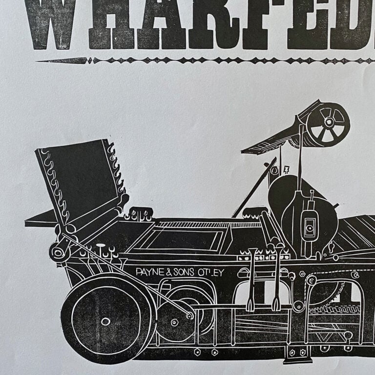 Wharfdale, Letterpress Poster - Image 2
