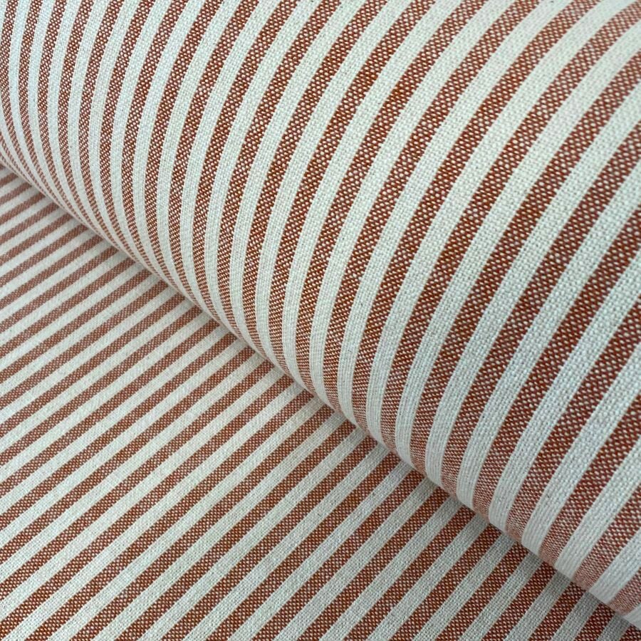 red striped fabric suitable for upholstery