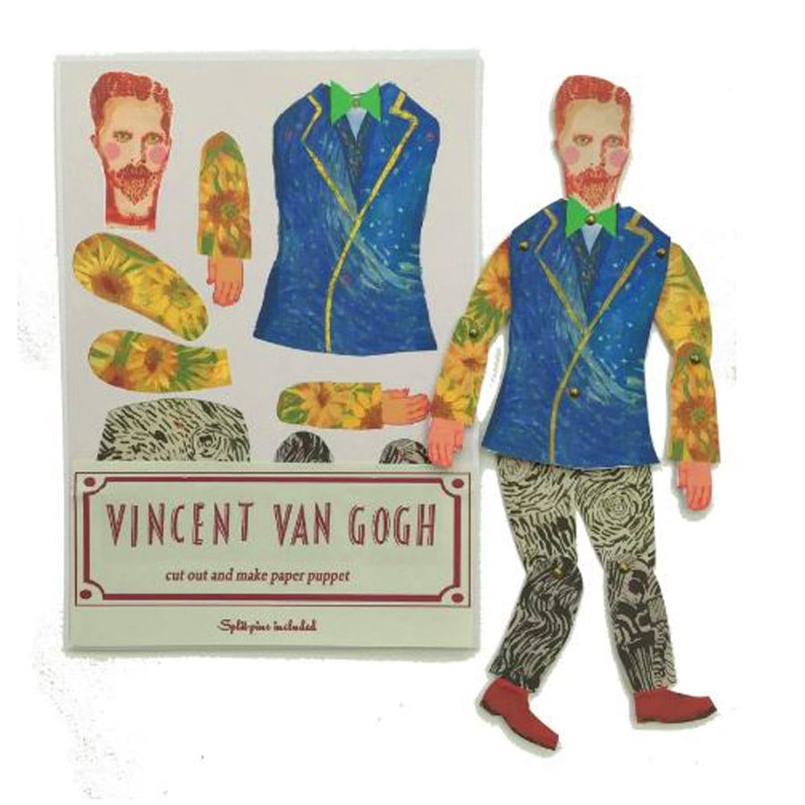 Vincent Van Gogh - Cut out & Make Paper Puppety