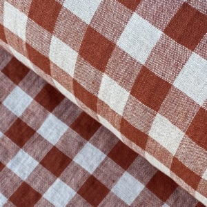 Washed Linen Check Brick - Image 1