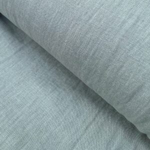 Washed Linen Petrol Blue - Image 2