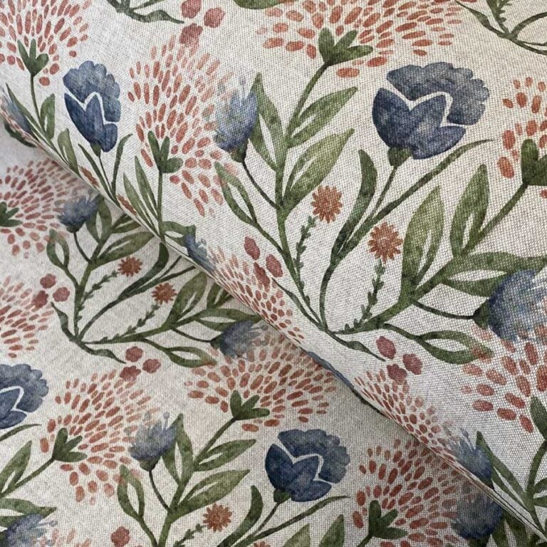 Wild Clover Natural - Indigo and Red