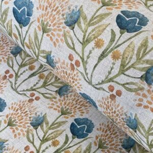 Wild Clover Natural- Teal and Marmalade