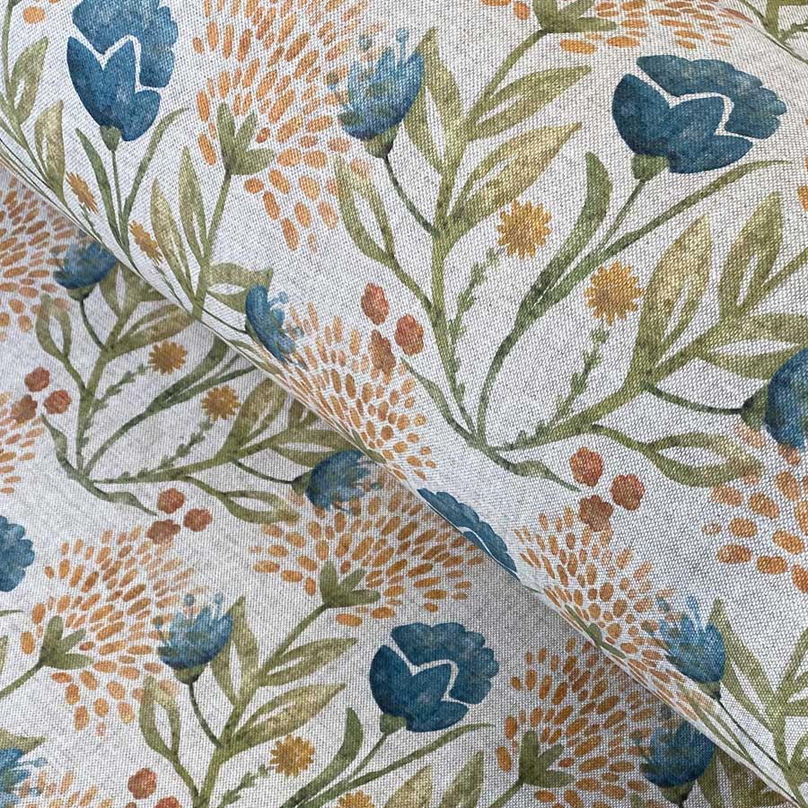 Wild Clover Natural- Teal and Marmalade