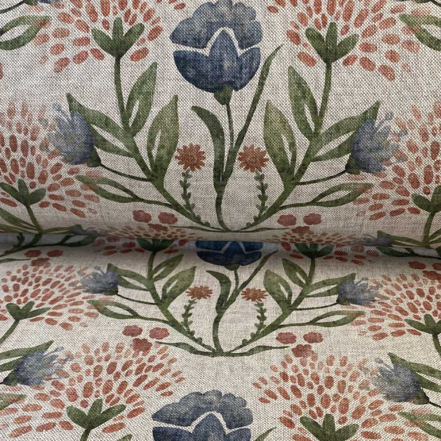 Wild Clover Natural - Indigo and Red