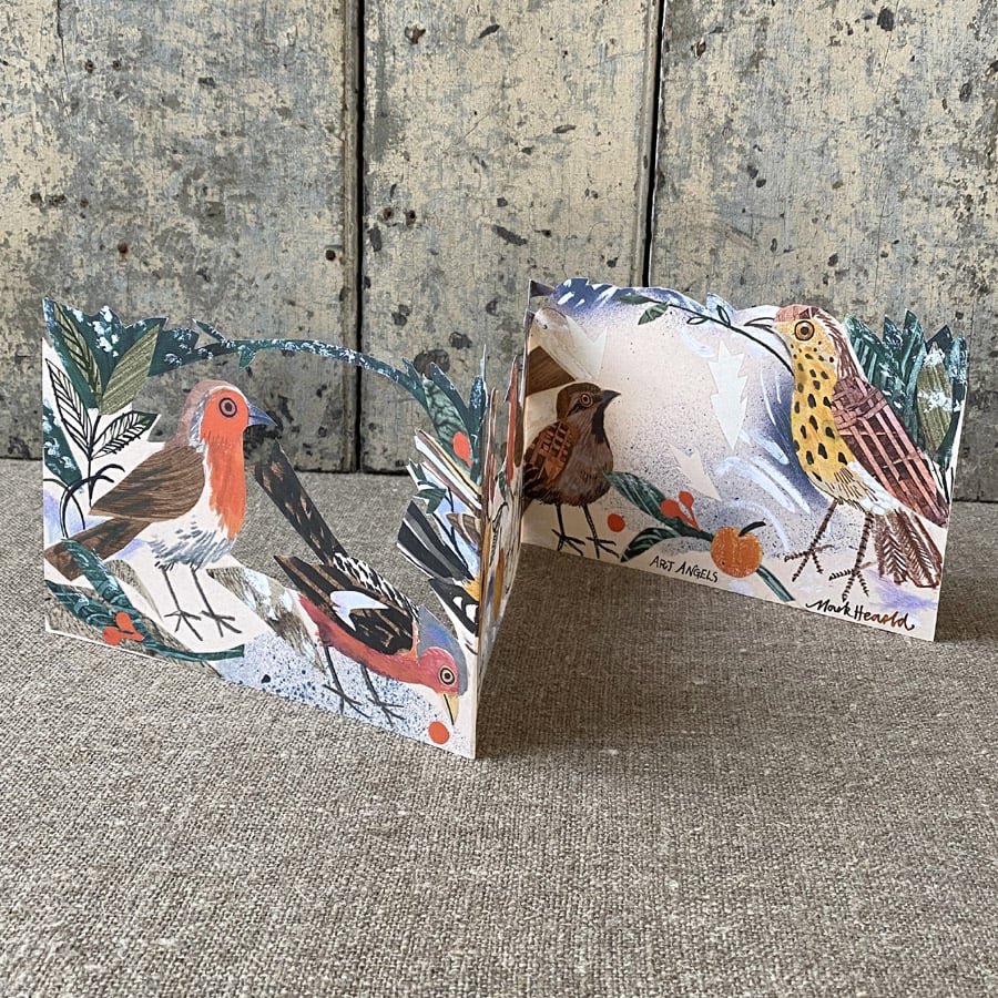 Mark Hearld Fold out Card - Winter Feast