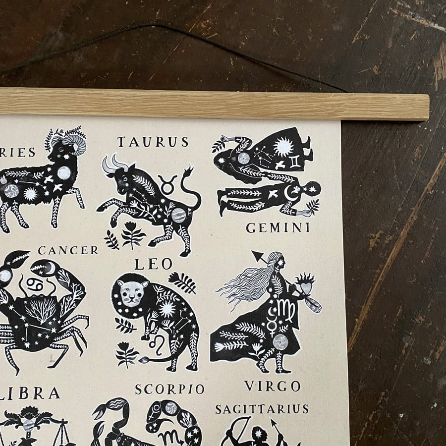 Cosmic Zodiac Print