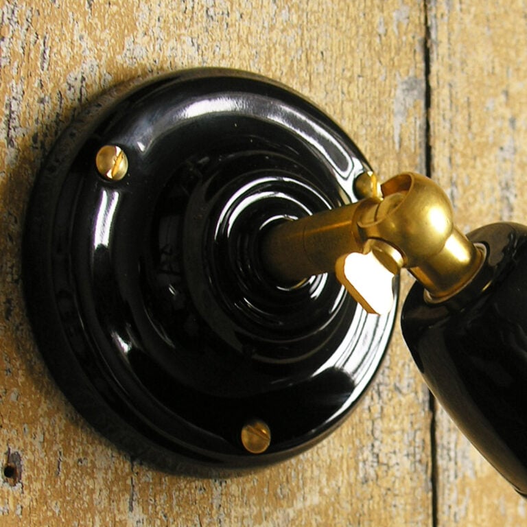 Adjustable Ceramic Wall Light: Black - Image 2
