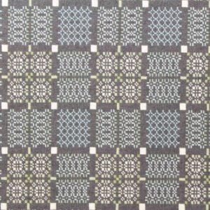 Knot Garden Welsh Throw - Bluestone - Image 2