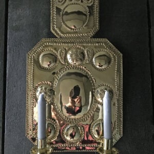Brass Wall Sconce - Double Candle - Image 1