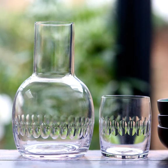 Crystal Carafe Set - Lens Design
