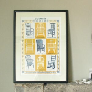 Country Chairs, Unframed Print by James Brown - Image 2