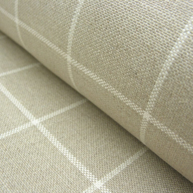 Linen Check - Oatmeal