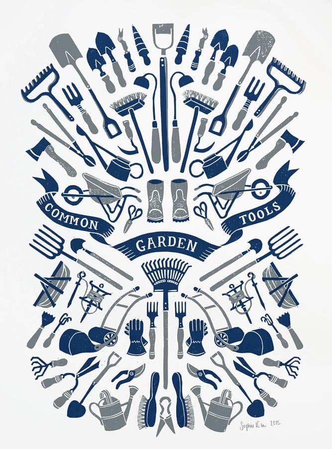Common Garden Tools by Sophie Elm