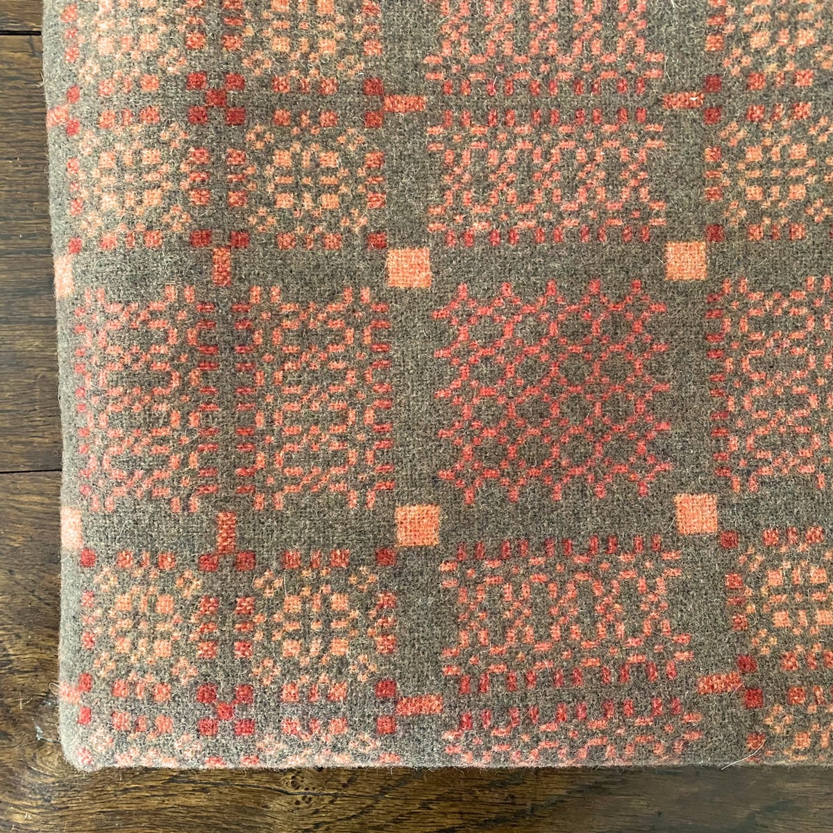 Knot Garden Welsh Single Blanket - Copper - Image 1