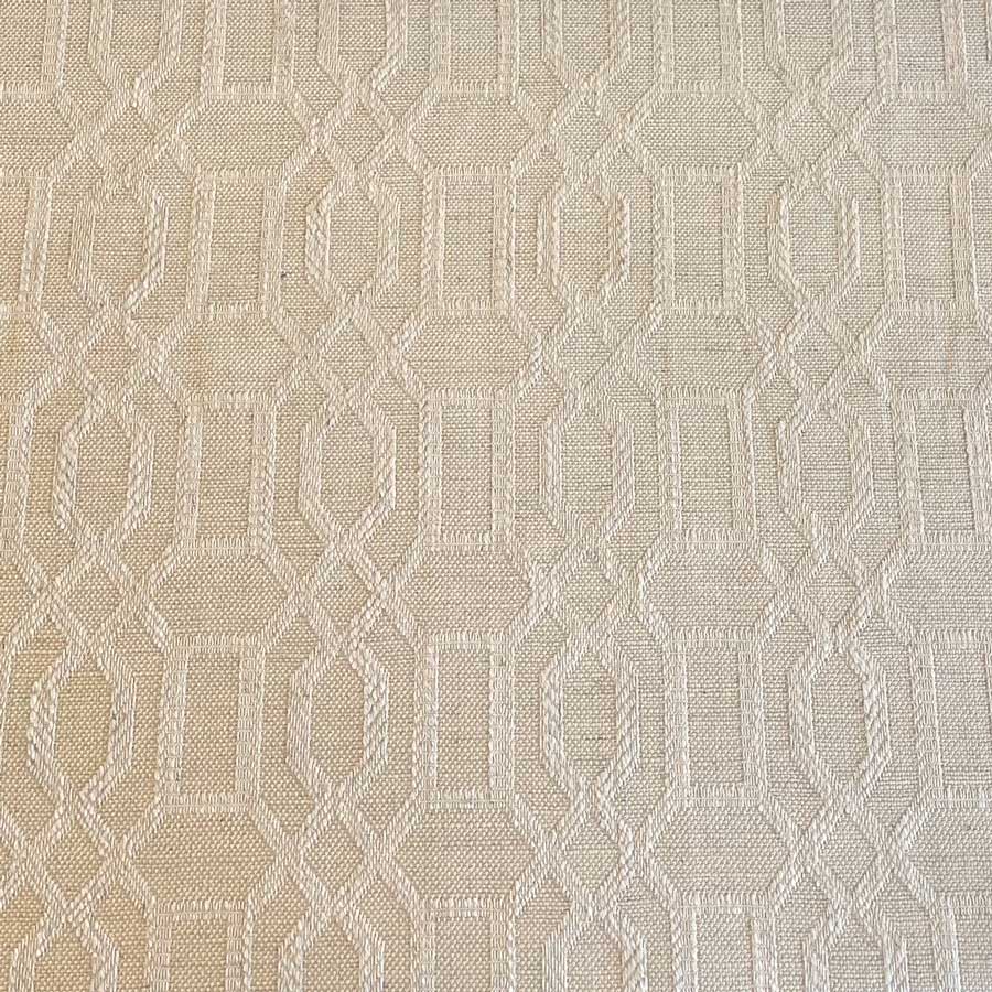 Upholstery Fabric Lattice - Cream