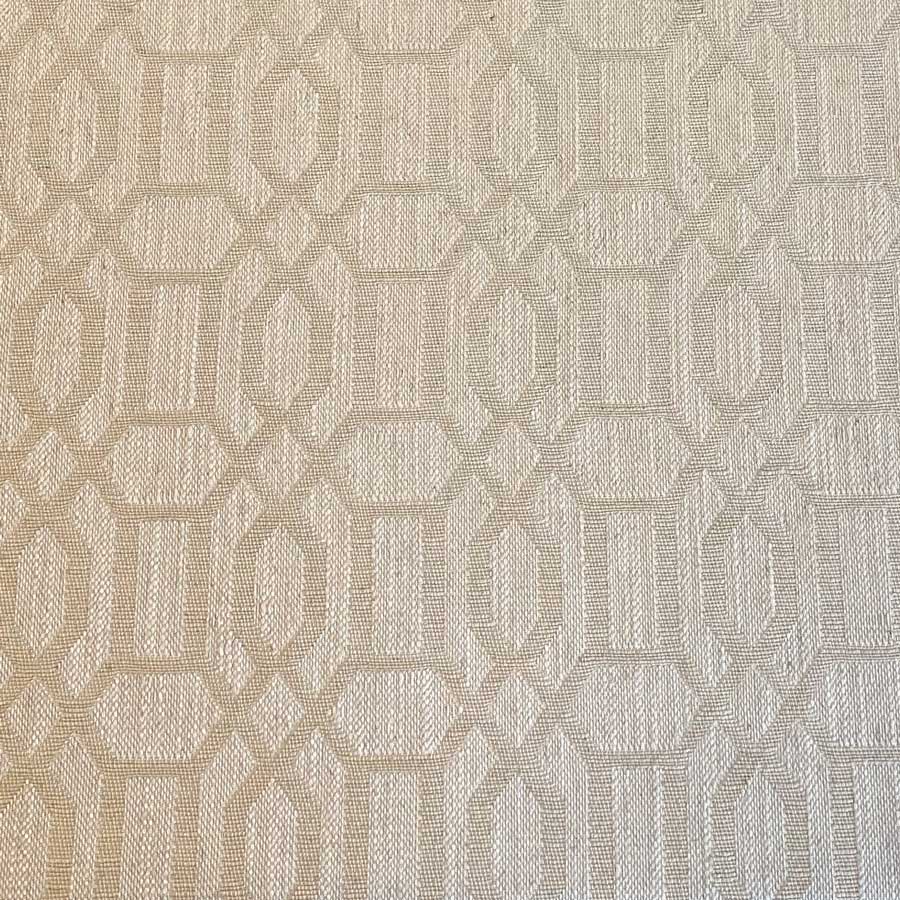 Upholstery Fabric Lattice - Cream