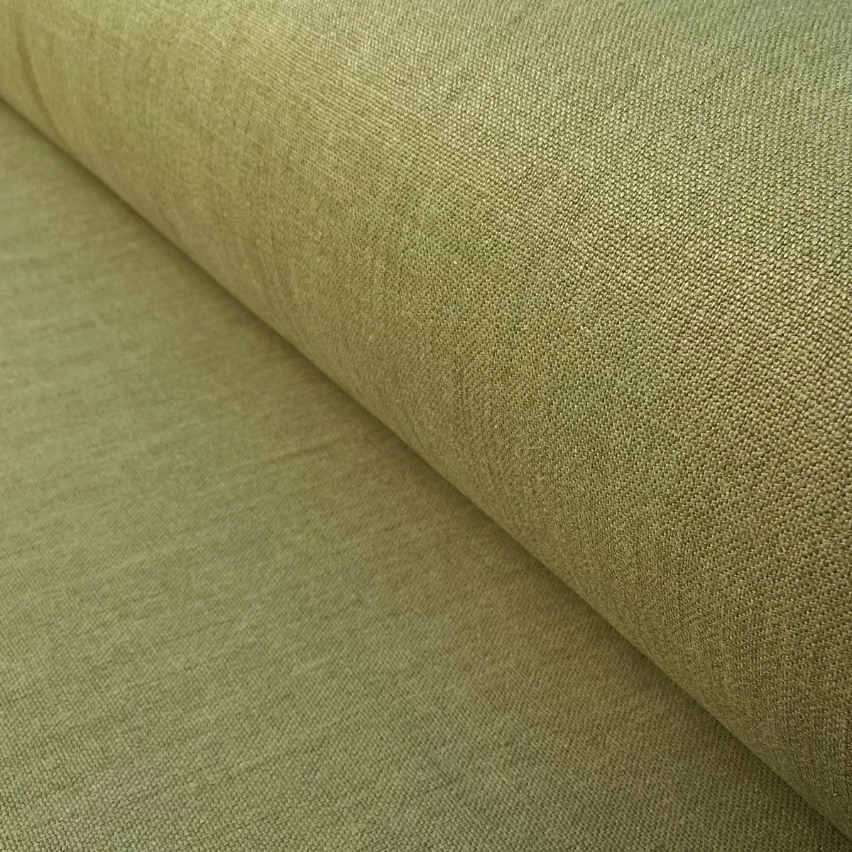 Olive Green natural linen