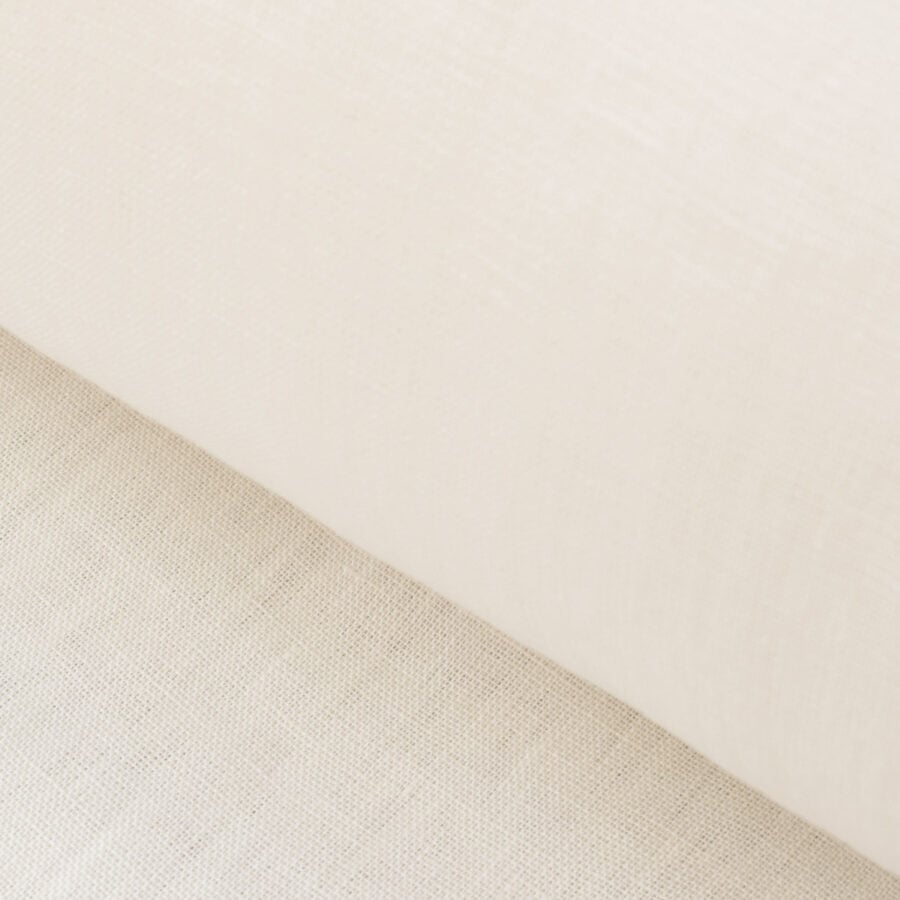 Extra Wide Linen Sheer - Ivory