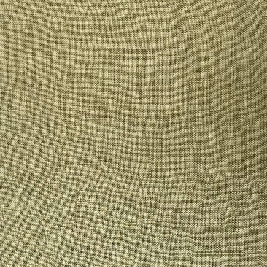 Washed Linen Khaki Green