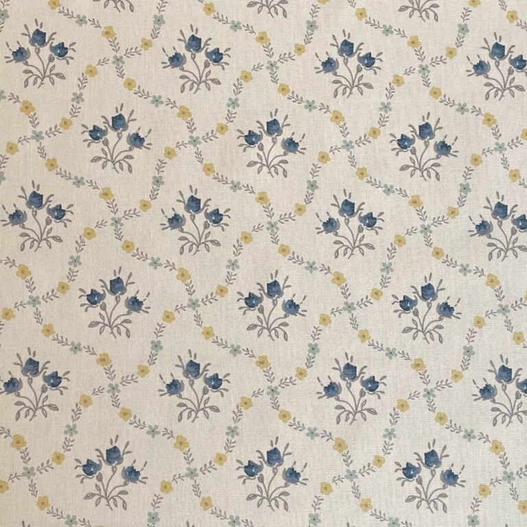 Florence - Indigo & Gold on Ivory - Image 2