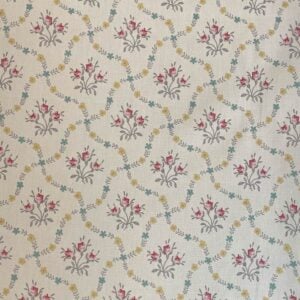 Florence - Pink & Seagreen on Ivory - Image 2