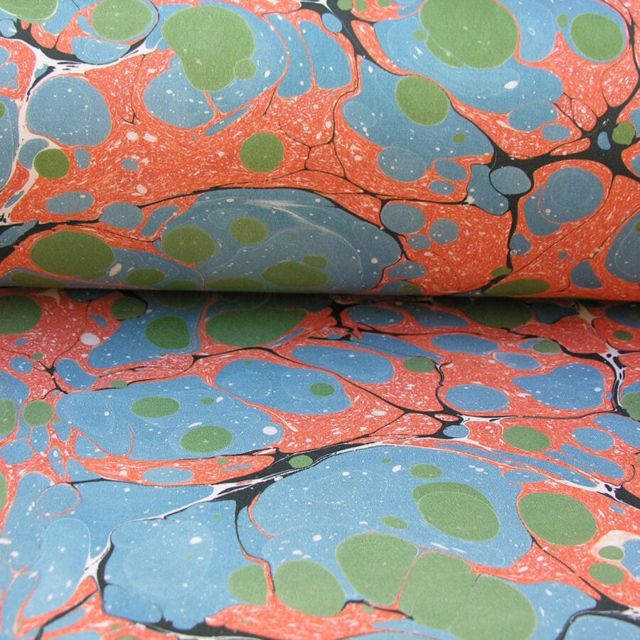Marbled Fabric, Marbled curtain fabric