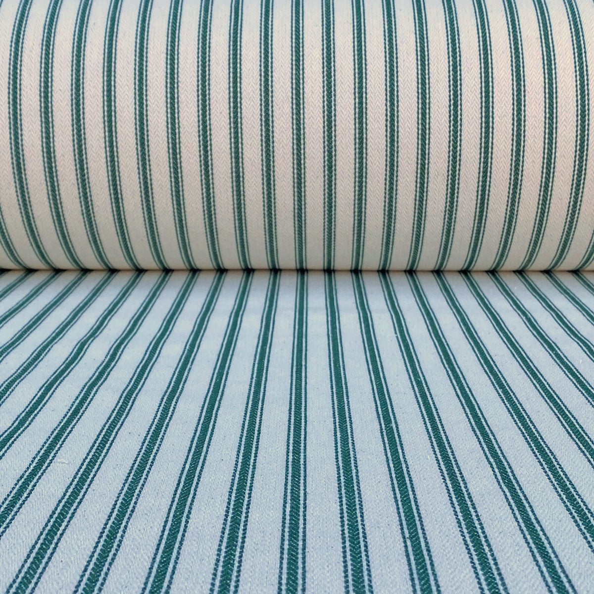 Hampton Ticking - Dark Green - Image 3